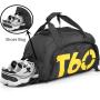 T60 Waterproof Fitness Training Backpacks Multifunctional Travel Luggage Shoulder Tote Duffle Gym Sports Bags for Men Women