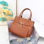 Super product 2024 super fiber leather ladies famous brand designer handbag fashion shoulder bag quality square women tote bag