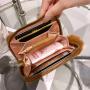 Coin purse 2024 fashion plush vintage clutch one piece small mini bag card bag wallet purse