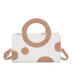 Customized Logo bolsos para mujer new design circles leather bags women handbag crossbody bag For Women