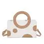 Customized Logo bolsos para mujer new design circles leather bags women handbag crossbody bag For Women