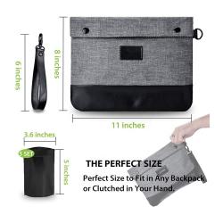 Anti Odor Smell Proof Bag with Water Resistant Pocket for Storage and Preservation of Spice Cheeses Grinder Pipe
