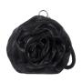HR332 Rose Blossom Silk Bridal Wedding Dinner Clutch Bag Cute Mini Round Jewelry Handheld Women's Bag Small Coin Holder Bag
