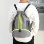 Sports Drawstring Backpack Portable Fitness Yoga Swimming Bags Large Capacity Double Compartment Basketball Backpack