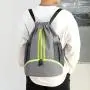 Sports Drawstring Backpack Portable Fitness Yoga Swimming Bags Large Capacity Double Compartment Basketball Backpack