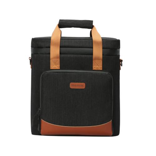 Fashion Portable Wine Cooler Bag Waterproof Inner Liner Cooler Bag Keeping Fresh Insulation Shoulder Bag