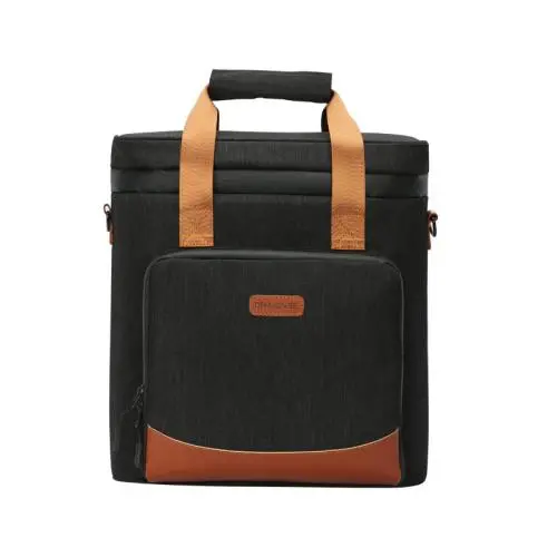 Fashion Portable Wine Cooler Bag Waterproof Inner Liner Cooler Bag Keeping Fresh Insulation Shoulder Bag