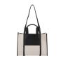 2024 High-end Custom Logo Cotton Canvas Texture Tote bag Set Women's Handbag Women's Shoulder bag Shopping Capacity Tote bag