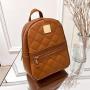 New Hot Sale School Bag Fashion Rhombus Plaid Backpack Pu Leather Mini Shoulder Bags for Women
