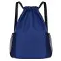 Large Capacity Foldable Eco Friendly Polyester Drawstring Custom Waterproof Sports Drawstring Gym Backpack