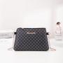 2024 Korean Version Embroidered Diamond Checkered Women's Shoulder Bag New Foreign Trade Wholesale Small Bags Live Broadcast