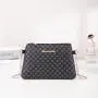 2024 Korean Version Embroidered Diamond Checkered Women's Shoulder Bag New Foreign Trade Wholesale Small Bags Live Broadcast