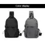 ZWY112 Wholesale Daily Work Travel Men Chest Bag Outdoor Oxford Waterproof Gym Bag New Lightweight Fashion Hot Sale Shoulder Bag