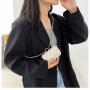 Yiwu Be Lucky Handbag 2023 New Mini Woven Small Square Open Bag  Tote Chain Messenger Bag Women