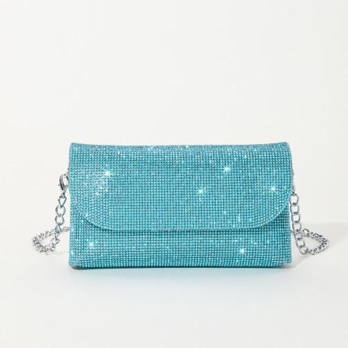 Fashion Handle Wedding Ladies Diamond Clutch Bag Clutch Handbag Chain Rhinestone Women Party Evening Purse Women Bags Handbag