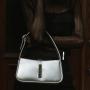Custom Factory Luxury Fashion Plain Vegan Leather Womens Shoulder Bags With Premium Lock Chic Private Label Ladies Hobo Bags