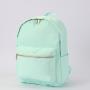 Keymay No MOQ RTS DIY Personalized Chenille Patches Waterproof Back to School Bag Nylon Backpack Rucksack Teen Book Bag
