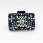 Rhinestone Purse Lady Handbags Ladies Chains Shoulder Bag Beading Bags Clutch Evening Bag For Women pochette femme