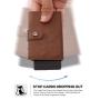 Custom Business Card Holder RFID Men Card Pop Up Wallets Genuine Leather Slim Thin Aluminum Wallet