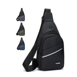 Gelory Water Resistant Polyester Funny Pack Lightweight Crossbody Chest Bag Single Shoulder Bag For Gym Workout Travel Hiking Outdoors