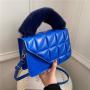 Fashion Simple Women Bags Shoulder Crossbody Plush Ladies Handbags Casual Small Square Women Ladies Bags Quality 2022 Newest