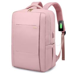 LOVEVOOK Casual Fashion Waterproof Smart Work College School Bags with USB Charging Port 15.6 17 inch Laptop Backpacks for Women