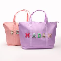 Hot Sales Durable Nylon Tote Multi-colors Storage Shopping Bag Handbags Custom Women Shoulder Handbags Working Tote Bag