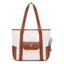 ZR848 Pet Bag Dog Cat Travel Exposed Head Portable Shoulder Tote Bag Lovely PU Canvas Breathable Fabric Portable Outdoor Pet Bag