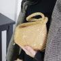 CCF674 Fashion Women Bridesmaid Lady Girl Bride Evening Clutch Bag for Party Wedding Engagement Rhinestone Clutch Evening Bags
