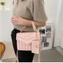 2024 Popular Women's Bag New Korean Fashion Single Shoulder Crossbody Bag Colorful  Oblique Chain PU Envelope Ladies Bag
