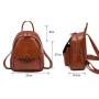 Realer 2021 new fashion mini backpacks ladies genuine leather daily bag packs casual handbags backpacks for women