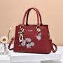 2023 Fashion Embroidery Flower new Crossbody ladies Shoulder Bags Trendy PU Leather bags designer handbags for women luxury