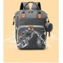 KBW055 New Mommy Diaper Bag Change Station Outdoors Nylon Waterproof Crib Bag Travel Mommy Baby Diaper Backpack Customized Logo