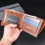 HR330 Hot Selling Hot Beach Men's Wallet Imitation Genuine Leather Fashion Youth Money Clip Short Men's Ticket Clip Handheld