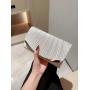 Luxury women party clutch bags dinner dress champagne handbag evening wedding wrinkle purses and handbags for women wholesale