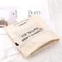 Eco-friendly Recycled Cotton Drawstring Shopping Clothes Storage Bag Custom Logo Printed Muslin Dust Gift Cotton Pouch