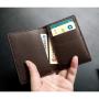 Luxury New Designer Custom Genuine Ostrich Skin Bifold Card Holder Man Women Mini Card Package Business Small Card Wallet