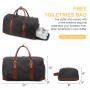 LOVEVOOK 2022 factory wholesale canvas large men women travel bags With Shoe Compartment Toiletry bag weekender duffle bags