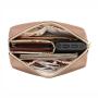 Factory Custom Leather Travel Case Makeup Bag Cheap Personalized Women's Cosmetic bag