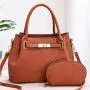 Factory Direct Wholesale Women'S Handbags 2-Pcs Set Logo Animal Printed Bags Women Handbags Ladies