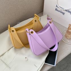 The New Pu Leather Pure Bag Small Crowd Is Fashionable And Versatile Single Shoulder Bag Wholesale Net Red Mobile Phone Bag