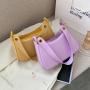 The New Pu Leather Pure Bag Small Crowd Is Fashionable And Versatile Single Shoulder Bag Wholesale Net Red Mobile Phone Bag