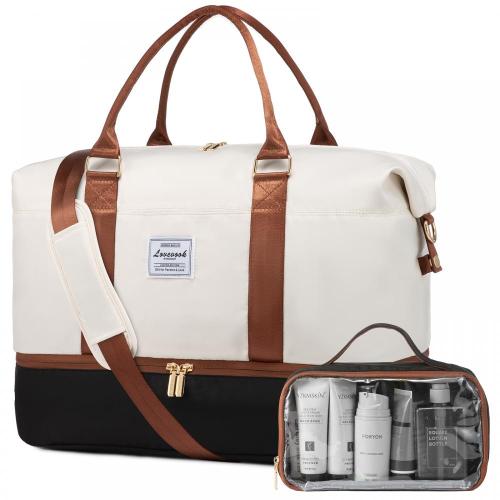 LOVEVOOK Travel Weekender Duffle Bag Women Carry on Overnight Gym Tote Bag with Shoe Compartment Hospital Bag for Labor Delivery