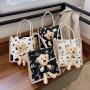 KBW489 Hot Cute Bear Japanese Women Bags Cartoon Students Handbag Trend New Ladies Canvas Bag