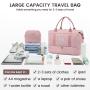 LOVEVOOK factory wholesale Carry on Overnight Bag large 2pc Gym Weekender bags women Travel luggage duffel bags with shoe pocket