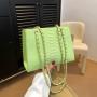 Candy Color Designer Women Bags 2023 New Crocodile Pattern Wholesale Women Handbags Casual Square Chain China Supplier Bag