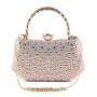 Gold elegant evening dress bag party bags women wedding metal clutch handbag evening bags 2024