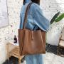 Custom Tote Bag storage bag Large capacity  single shoulder decorative zipper niche design plus logo