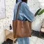 Custom Tote Bag storage bag Large capacity  single shoulder decorative zipper niche design plus logo