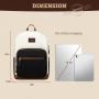 LOVEVOOK 15.6 17 In Large Work Business Travel Backpack Purse with USB Waterproof Cute School Bags Laptop Backpack for Women Men